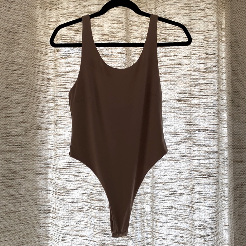 Taupe Stretchy Body Suit